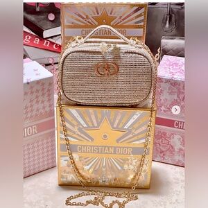 Dior Golden Vanity Case Bag Mini Bag Limited Holiday Edition 2025 NWB